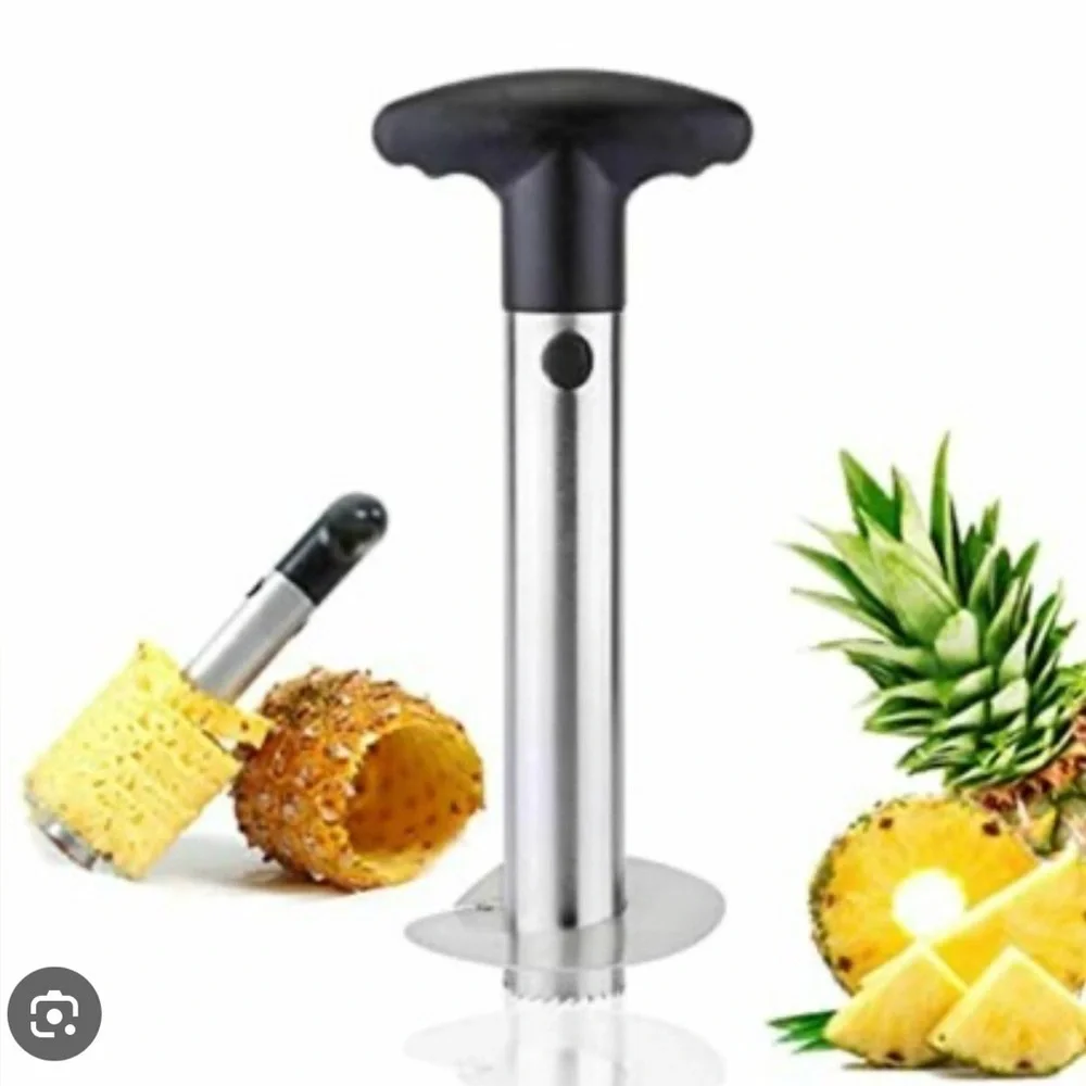 Vacu Vin Stainless Steel Kitchen Pineapple Slicer - NEW‎ in Box